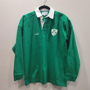 Vintage Lansdowne Collection Ireland Rugby Green Jersey - Sz 11-12 (Boys)